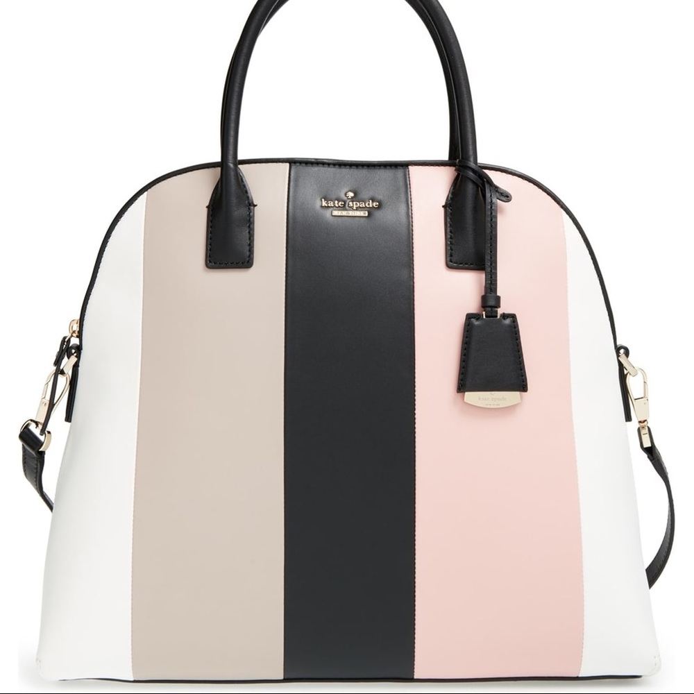 Kate Spade Violet Drive Mega Maise Stripe bag.